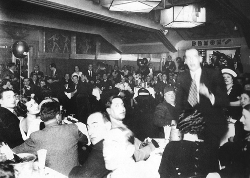 Hollywood Bar Dancing Barcelona Fiesta fin de año 1933